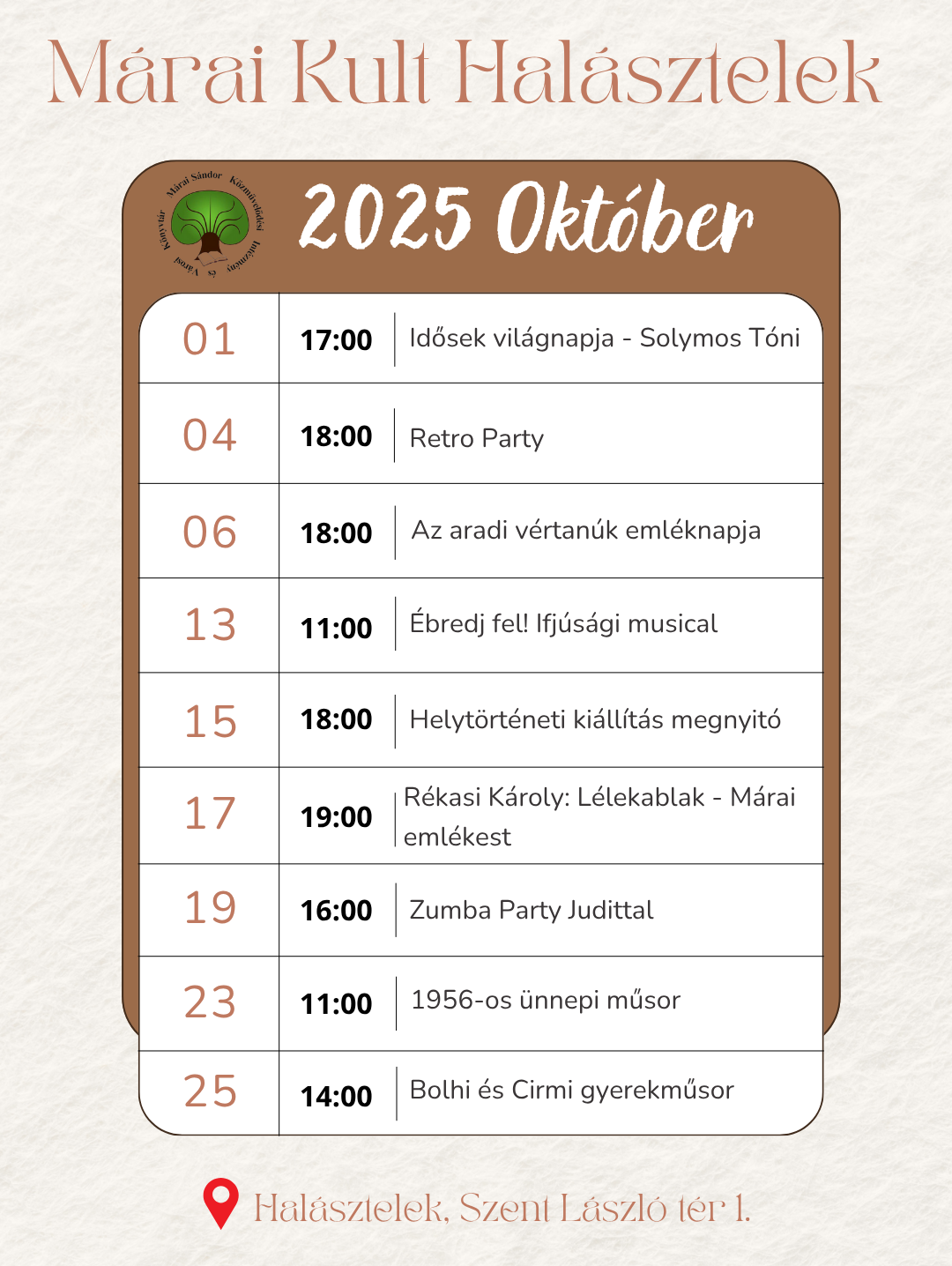 Green and Brown Aesthetic Event Calendar Instagram Story 3