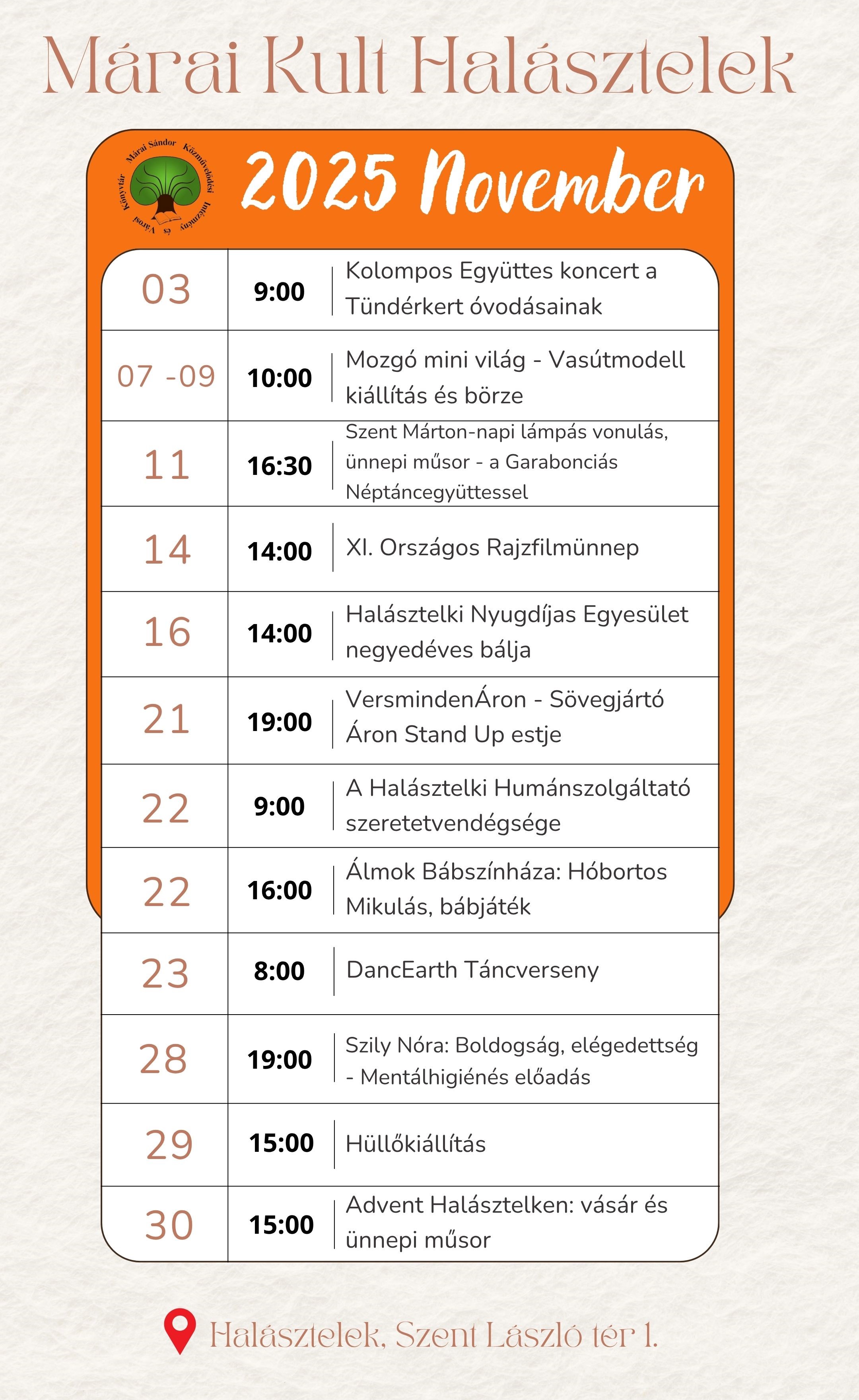 nov programok ssz
